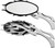 Harddrive - Mirrors Flame W/flame Stem Black/chrome - 18-397