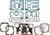 James Gaskets - Gasket Top End Evo W/metal Base Gaskets 3 5/8 Kit - 17033-92