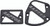 Modquad - Throttle & Brake Cover Set Black Logo Raptor - TSET1-RBLK