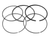 Namura - Piston Rings 85.97mm Hon For Namura Pistons Only - NA-10001R