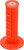 Odi - Half Waffle Lock-on Grip Neon Orange - H36HWO