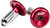 Odi - Aluminum Bar End Plugs Red - F71APR