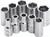 Performance Tool - 10 Pc 1/4" Met Socket Set Shallow - W36202