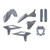 Polisport - Full Enduro Kit Nardo Grey Beta - 90931 Polisport - Full Enduro Kit Nardo Grey Beta - 90931