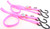 Powertye - Tie-down Cam S-hook 1"x5.5' Pink Pair - 22267