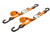 Powertye - Tie-down Cam S-hook 1"x5.5' Orange Pair - 22269