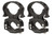 Scosche - Hd Bottle Mount Large Black Pair - PSM11004