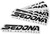 Sedona - 6" Sedona Decal Pack Of 20 Black - SEDONA 20PK BLK