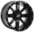 Sedona - Hollow Point Wheel 14x8 4/110 4+4 (0mm) Black - A88B-48011-44S