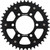 Supersprox - Rear Stealth Sprocket Alu/stl 41t-525 Blk Kaw - RST-1489-41-BLK