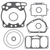 Vertex - Top End Gaskets - 810580
