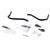 Zeta - Armor Handguard Xc Kit For 28.6mm Bar Black/white - ZE72-5010