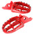 Zeta - Aluminum Footpegs Red - ZE93-1022