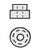 Plastruct - Pipe Valve SX-4 1/8' (5 pkg) - 95584