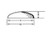 Plastruct - Vhe-14 Elliptical Dome 7/16' 5 - 95742