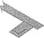 Cal-Scale Train Parts - Ho Roof Walk Styrene 6 pc set - 491
