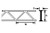 Plastruct - Owts-24 2pk Styrene Truss 3/4 - 90657
