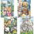 Paintworks Paint by Number - Friendly Animals Pencil by Number 4 pk - 91337