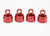 Traxxas R-C - Shock Caps Alum Red - 3767X