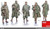 Mini Art Models - WWII US Soldiers in Rainwear(5) 1:35 - 35245