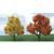 JTT Trees & Shrubs - Ho Deciduous Autumn 3'-3.5'2pk - 92319