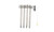 Woodland Scenics - HO Pre-Wired Poles Double Crossbar - 2266