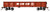 Bachmann - Ho 40' Gondola Monon 3301 Red - 17218