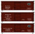 Accurail - Ho 36' Dbl Sht Wood Boxcar 3# Set - 8125