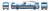 Rapido Trains - HO 1:87 Dlx Bus New York City(Blue)6740 - 753046