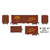 Rapido Trains - Ho 40'B-50-41 Boxcar UP 6pk - 154008