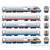 Rapido Trains - N Turbo Liner Amtrak Ph-III Set#2 W/sd - 525502