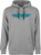 Fly Racing - Fly Corporate Pullover Hoodie Grey/blue Sm - 354-0136S