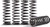 Hinson - High Temp Spring 4 Springs Crf150r - CS290-4-0710