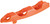 Polisport - Rear Cable Guide Ktm Orange - 8498000002