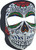 Zan - Neoprene Full Mask Muerte Skull - WNFM413
