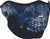 Zan - 1/2 Face Mask Midnight Skull - WNFM417H