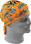 Zan - Flydanna Orange Tribal Skull - Z669 Zan - Flydanna Orange Tribal Skull - Z669