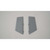 E-flite - Ventral Fin Set: F-16 Falcon-gray 80mm Edf - 87882