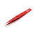 Excel Hobby Blade - Hollow Point Tweezers, Red - 30428