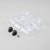 Losi - Interior Set With Helmets, Clear: Baja Rey - 230020