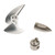 Hot Racing - Alum Prop Set W/ Bullet Nut & Drivedog:m41,spartan - SPN1000H