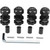 Hot Racing - Aluminum +10mm 17mm Splined Hubs Maxx - MXX10W01