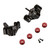 Hot Racing - Aluminum Steering Blocks Hd Bearings:krton Outcast - AON21M01