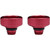 Hot Racing - Battery Strap Thumb Nuts B5 B5m B6 Red - RCSB126M02