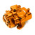 Integy - Alloy Center Gearbox For Trx-4 Scale&trail Crawler - C27993ORANGE Integy - Alloy Center Gearbox For Trx-4 Scale&trail Crawler - C27993ORANGE