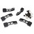 Integy - Billet Machined Handle Set (5): Scx6 Jeep Jlu - C32413BLACK
