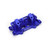 Integy - Front Bulkhead, Blue: Rustler, Slash - T8054BL
