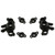 RPM - Axle Carriers, Black: 1/16 Evr/slh - 73162 RPM - Axle Carriers, Black: 1/16 Evr/slh - 73162