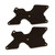 Team Associated - Rc8b4 Ft Rear Suspension Arm Inserts, Carbon Fiber - 81542
