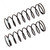 Team Associated - Rear Shock Springs, gray, 2.00 lb/in, L61mm - 91839